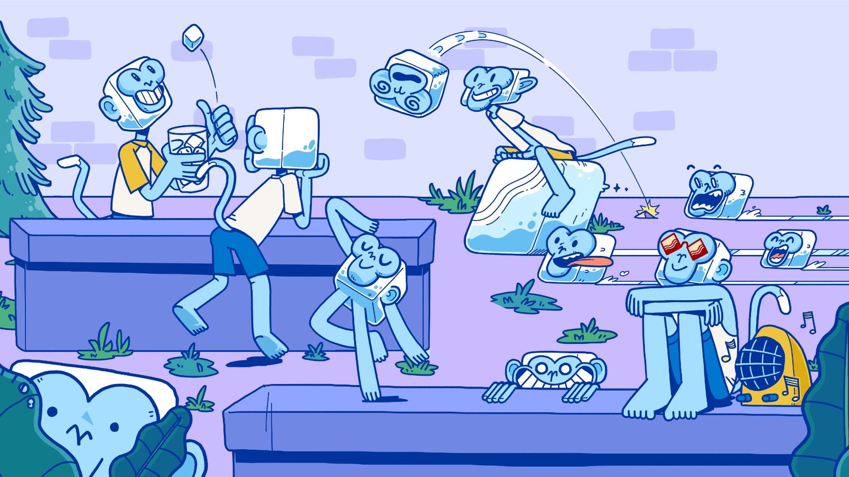 Ice Monkeys y sus Hielos